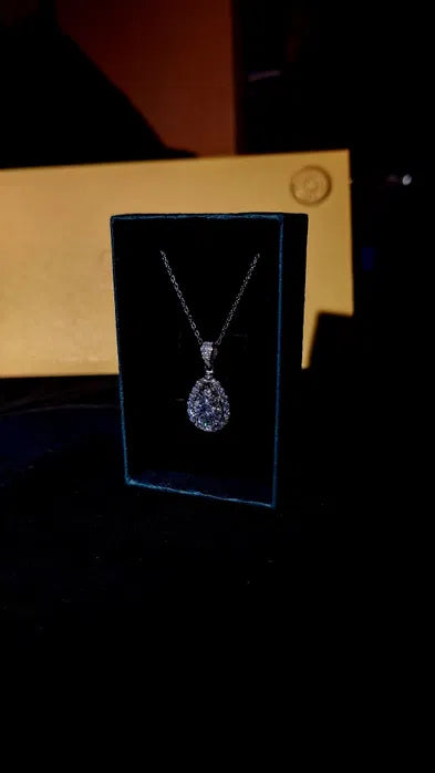 Wisiorek z Moissanitem 3.00ct